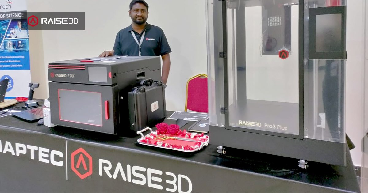 Raise3D's tweet photo. Our distributor in the UAE, MAPTEC, is currently at The International Arab Conference on Information Technology (ACIT) 2022, showcasing our Raise3D Pro3 Plus and E2CF 3D printers.

🇦🇪 Ain University, Abu Dhabi
🗓 November 22nd - 24th, 2022

#Raise3D #MAPTEC #Pro3Series #E2CF https://t.co/upA6VeGeZL