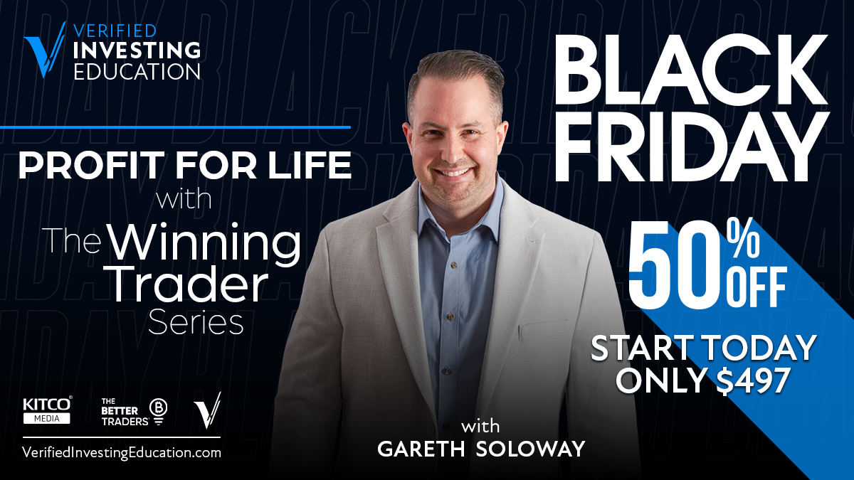 vi_education's tweet photo. #BlackFriday Sale Extended!
Learn how to trade the right way and profit for life NOW while prices are 50% OFF! Start changing the trajectory of your financial future today with the #WinningTrader Series
https://t.co/S4V12RYQQL 👈
#CyberMonday @GarethSoloway @ITMS https://t.co/KYeL7Rpc1M