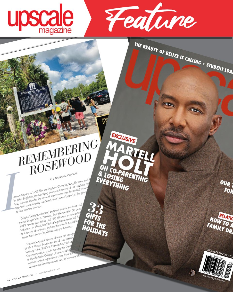Remembering Rosewood gets Upscale! Check out the Dec/Jan 2023 issue of <a href="/upscalemagazine/">Upscale Magazine</a> where the Rosewood Centennial has the “Last Word”. Pick it up on newsstands today.