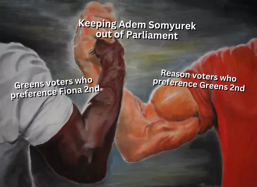 Friends don't let friends accidentally elect Adem Somyurek.

Labour DLP's anti-choice, anti-women, anti-LGBTIQ+ views do not reflect Northern Metropolitan — a diverse, caring &amp; compassionate community.

Vote [1] Reason to keep him out. #VicVotes2022