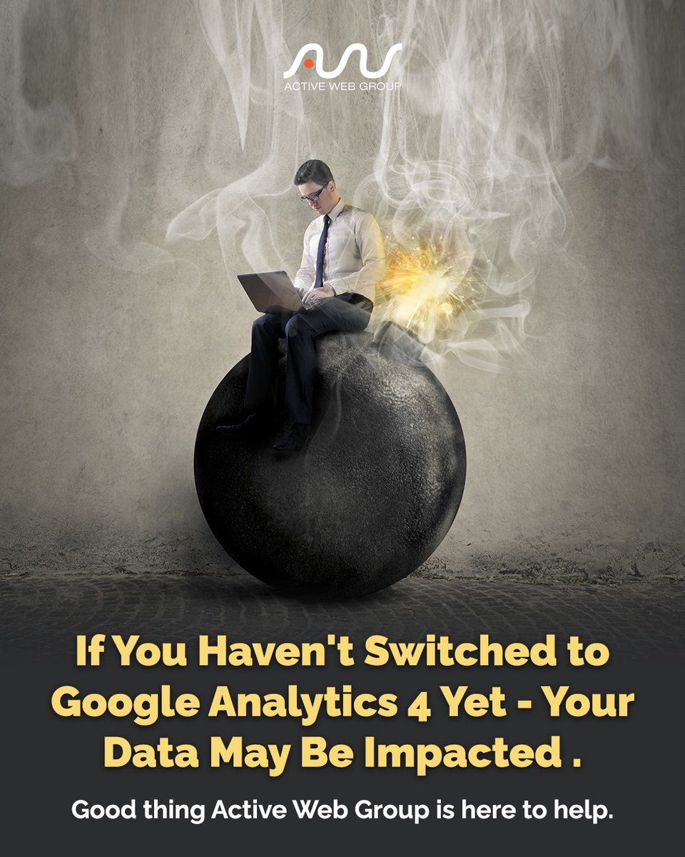 awg's tweet photo. Our team of GA4 specialist are here to make this transition seamless for you.
Contact us today using the link below to get help and stay on top of the future of your data.
https://t.co/cOQgdGvZz2
#activewebgroup #webdesign #seo #emailmarketing #socialmedia #digitalmarketing https://t.co/Y4WKX2v6pV