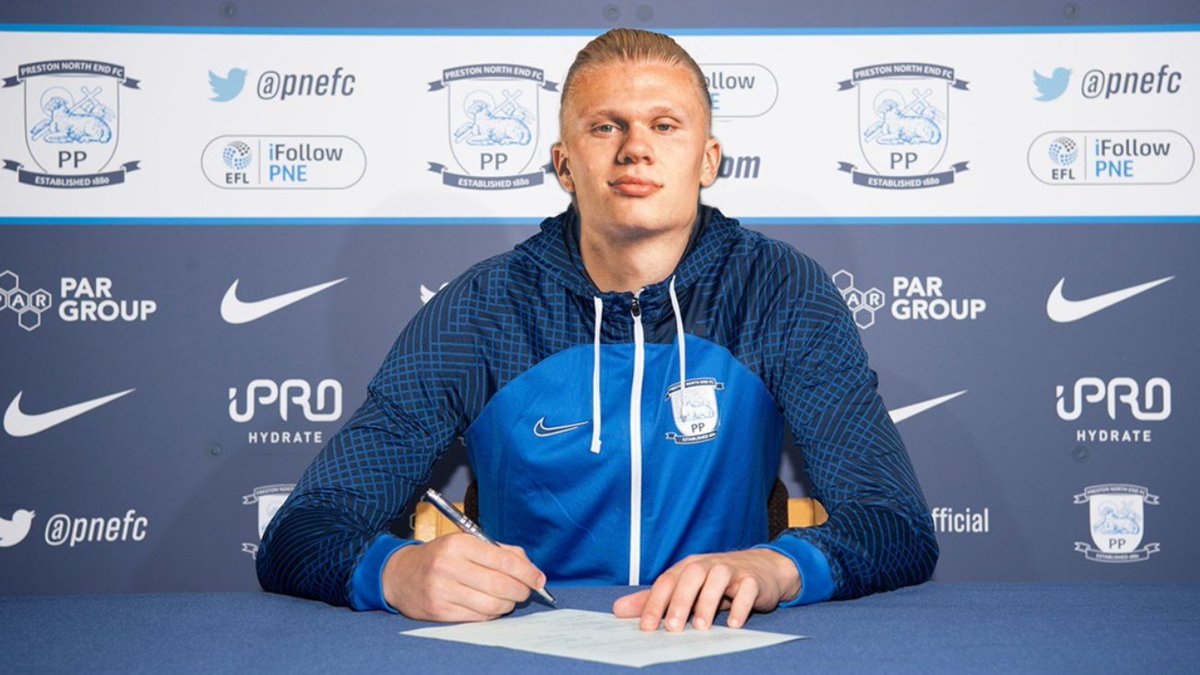 Erling Haaland v Preston North End tweet media