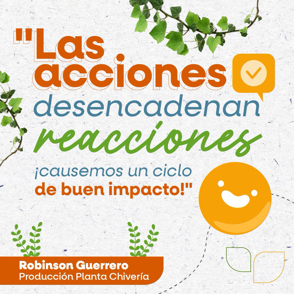 semvraec's tweet photo. Grandes objetivos se obtienen con templanza y compromiso 🤝, de esta forma logramos transformar el mundo en el que vivimos. Nuestro compromiso con la calidad y la alimentación sana 🍎 viene desde el fondo de nuestras más pequeñas acciones. 😀

#CosechandoLegados #Semvra https://t.co/byaXnWTVuO