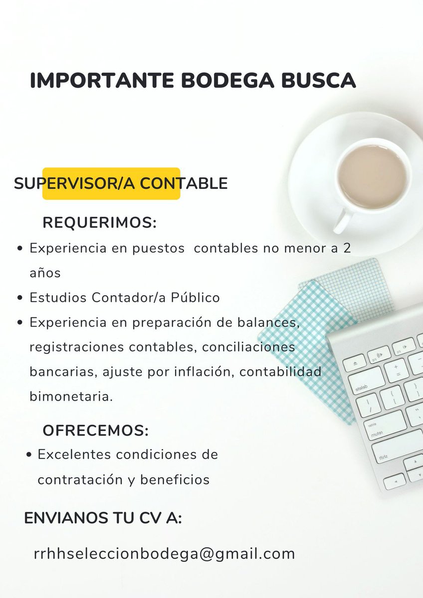miyopermitido's tweet photo. #Contador #Mendoza #Oportunidaddeempleo https://t.co/aXF857XJ9Z