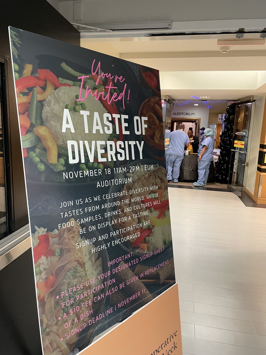 EmoryAnesthesia's tweet photo. Celebrating OR Diversity Day today at Emory University Hospital, “A Taste of Diversity” https://t.co/2uMAOcAugG
