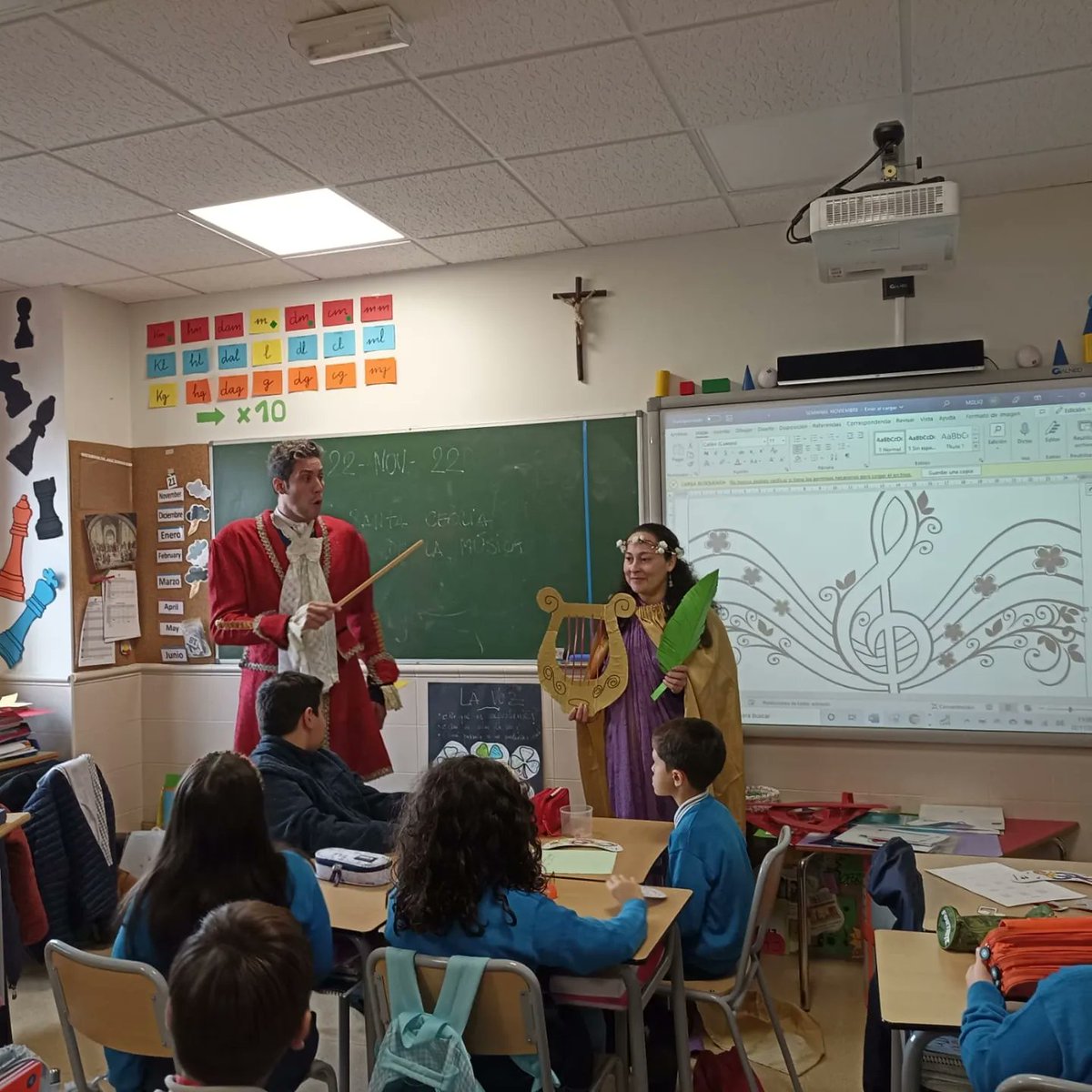 madredelavida_c's tweet photo. ¡Viva la música! ¡Viva Santa Cecilia!
Vivimos un día fantástico
🎶🎵🎶🎵🎶🎵🎶👏🏻😄
#colegiomadredelavida
#colegiodiocesano #bargas #creandofarp #farp_enmarcha #diadelamusica #santacecilia #diaespecial #musica #celebracion #educacion https://t.co/jrGzsPLDke