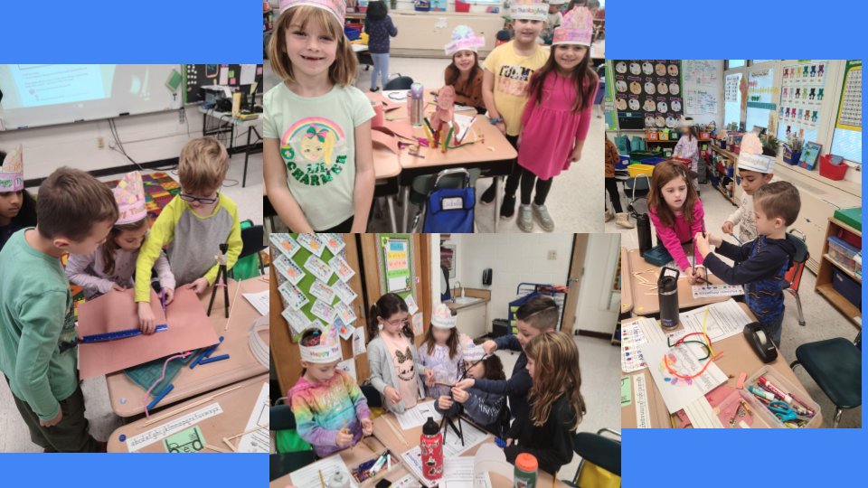 DrBEdtech's tweet photo. Happy Thanksgiving everyone. I had so much fun with these young engineers in Ms. Chiocco's grade 1 class @WestRidgeSchool. They smiled their way through a lot of learning from failure, and everybody's ideas got a chance to improve the designs! https://t.co/s9GsQaQYQZ