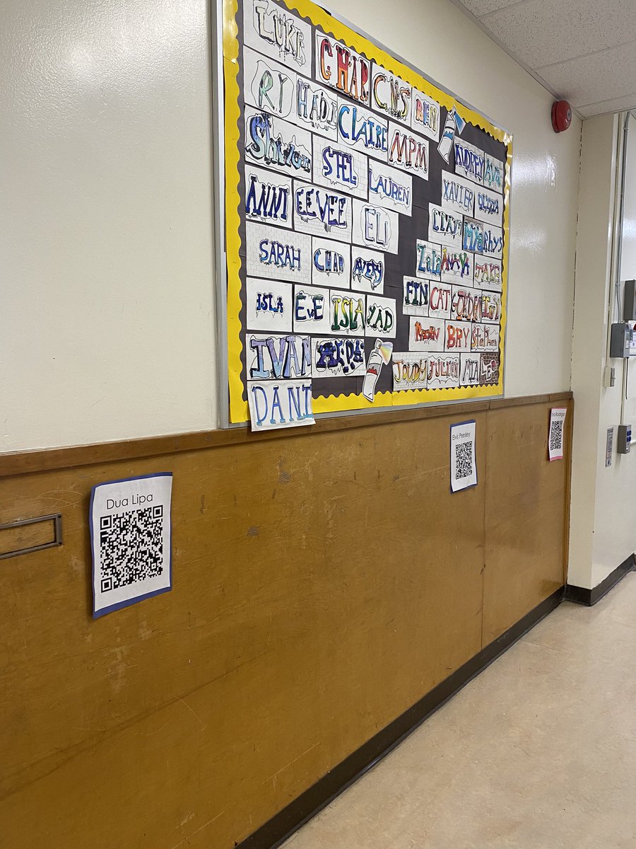 Ask your child about our fun QR code posters. All you have to do is scan to learn 3 key facts about a person they wrote their biographies on!