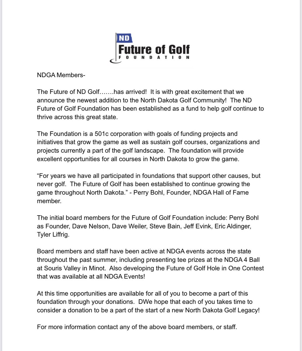 ndfutureofgolf's tweet photo. 2023……. https://t.co/9UAhrZhFTp