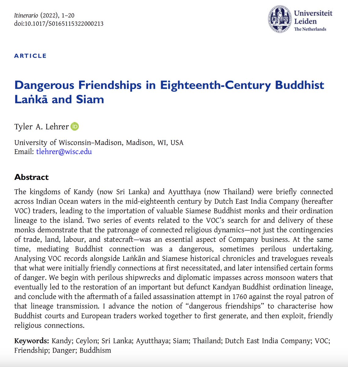 UW-Madison Department of History tweet media