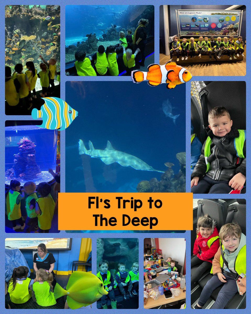 LonghillPrimary's tweet photo. F1 had a fantastic time visiting The Deep in Hull today. We dived deep into the Ocean and discovered some wonderful sea creatures along the way. We even managed to see a huge swordfish too! #LPSHull #EYFSUnderstandingtheworld 🐠 https://t.co/8c8xAqozaX