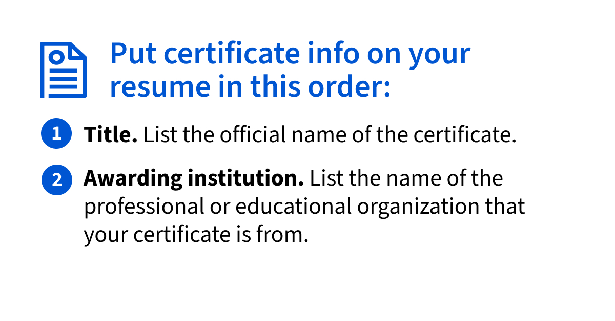 coursera's tweet photo. Highlighting your Professional Certificates on your resume shows hiring managers you’re qualified. In this free guide, you’ll learn how to list certificates on your resume, where else they belong in your application materials, and more. https://t.co/aTLCtrtg0G https://t.co/u7L0qihob7