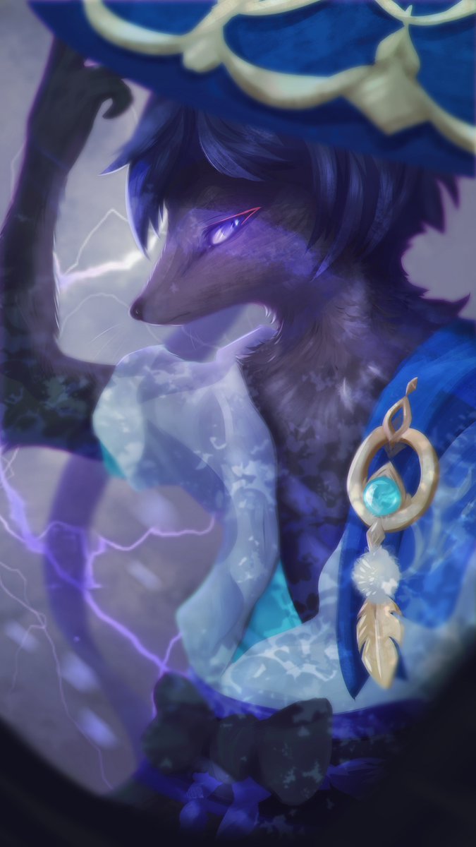 This is my first Post here, I tried to draw Scaramouche. Genshin impact character in a Wolf Edition UwU
Ad Astra Abyssosque!

#Genshin #Genshinfanart #scaramouche