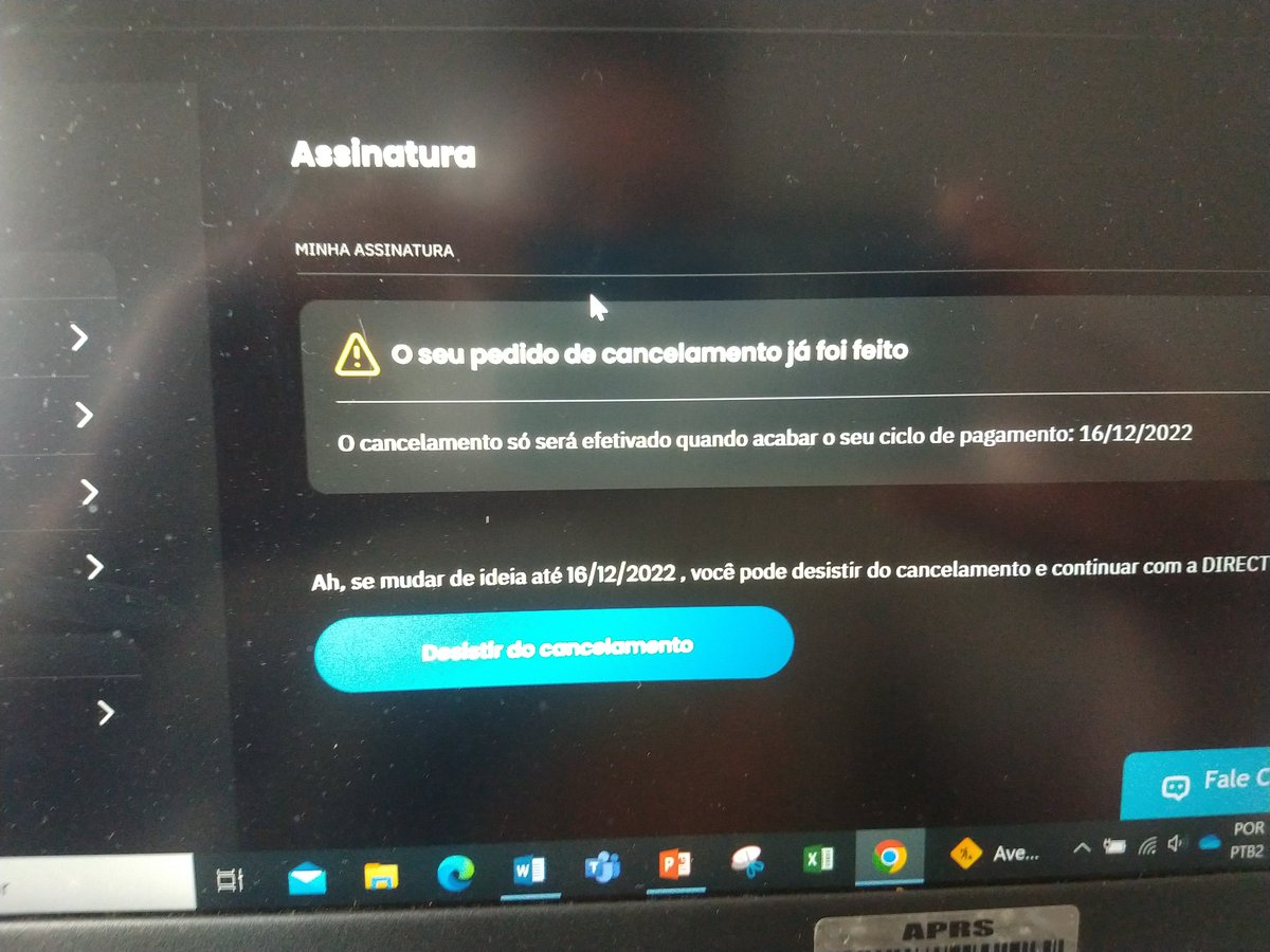 raguiar0709's tweet photo. @dgo_brasil Serviço cancelado e cobraram o mês mesmo assim. Esse serviço de streaming tem que acabar! Vergonhoso. Sujeira na ar. https://t.co/HzTMT4nVlW