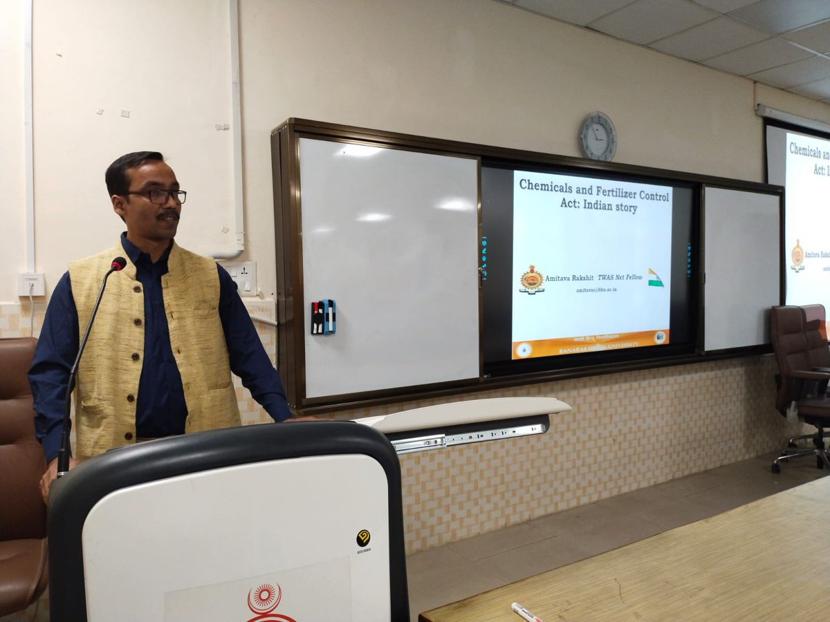 AmitavaRakshit3's tweet photo. #QualityisKey Highlighted @directoragbhu our commitment for mfg and the achievement ofโMake inIndiaโwhich depend on its ability to produce high-quality products and svcs. Safeguarding that products and services meet +ve std is thru tech regulations + mandatory compliance @bhupro https://t.co/hJabdRnK7b