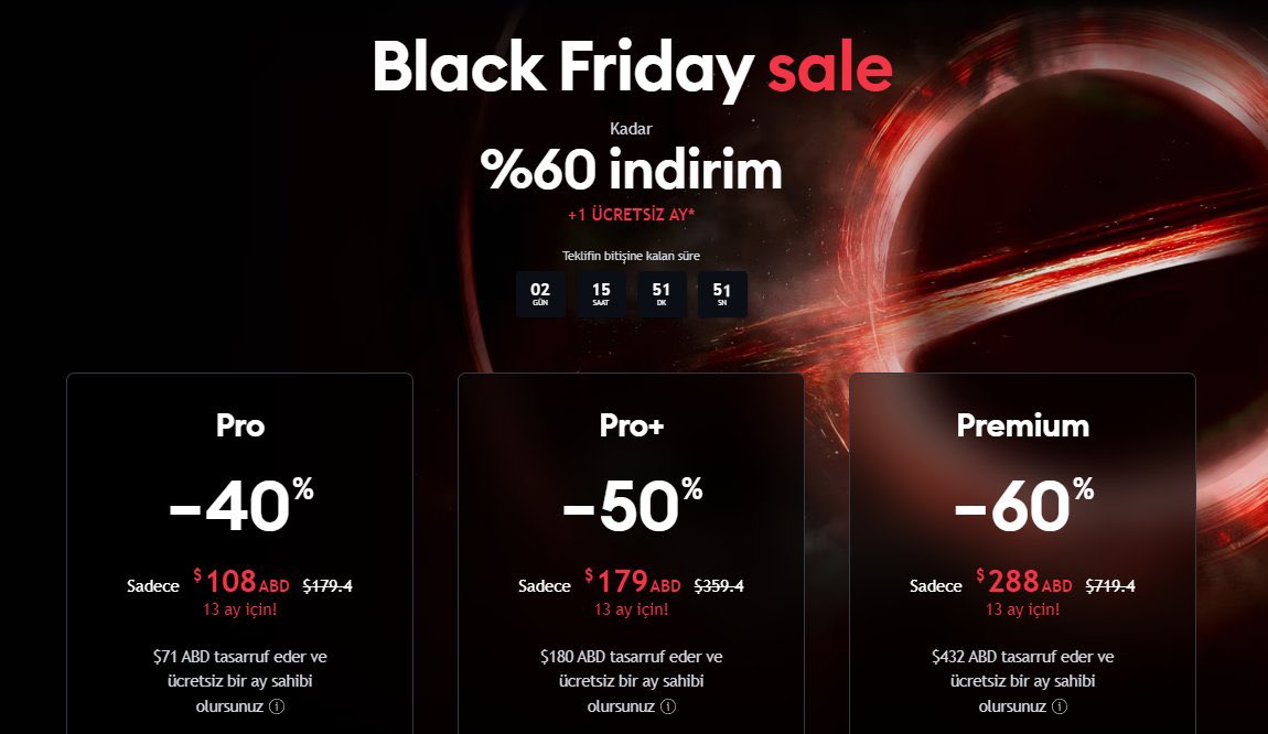 Reisler Tradingview’de  Efsane Cuma indirimi var.
<a href="/tr_tradingview/">TradingView Türkiye 🇹🇷</a> 1  takipçime 1 yıllık Premium paket  hediye verecek

Beni ve <a href="/tr_tradingview/">TradingView Türkiye 🇹🇷</a> takip et
Bu tweeti RT Beğeni Yap
Çekiliş sonucu Cuma Günü aciklicam
#bitcoin #binance #bnb