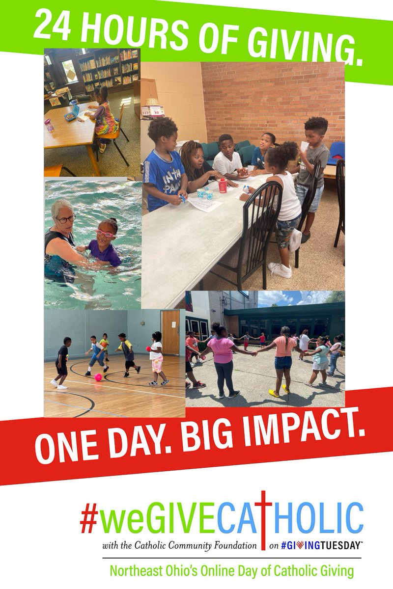 Donate a match on Power Hours are from 2 pm -4 pm where donations earn $2 for every $1 donated thanks to matching gifts on November 29th, to donors with a match of $1,000 for transportation.
Help provide donations of $15,000 for WGC through the link below:
wegivecatholic.org/organization/m…