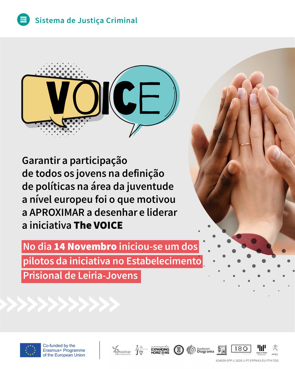 Aproximar (@aproximarc) on Twitter photo O The VOICE pretende promover os valores democráticos europeus e as políticas europeias na área da juventude junto de quem menos tem acesso a este tipo de informação: os jovens considerados em desvantagem social. <a href="/voiceeu2021/">The VOICE Action</a>
Saiba mais em: voiceeu.com O The VOICE pretende promover os valores democráticos europeus e as políticas europeias na área da juventude junto de quem menos tem acesso a este tipo de informação: os jovens considerados em desvantagem social. <a href="/voiceeu2021/">The VOICE Action</a>
Saiba mais em: voiceeu.com