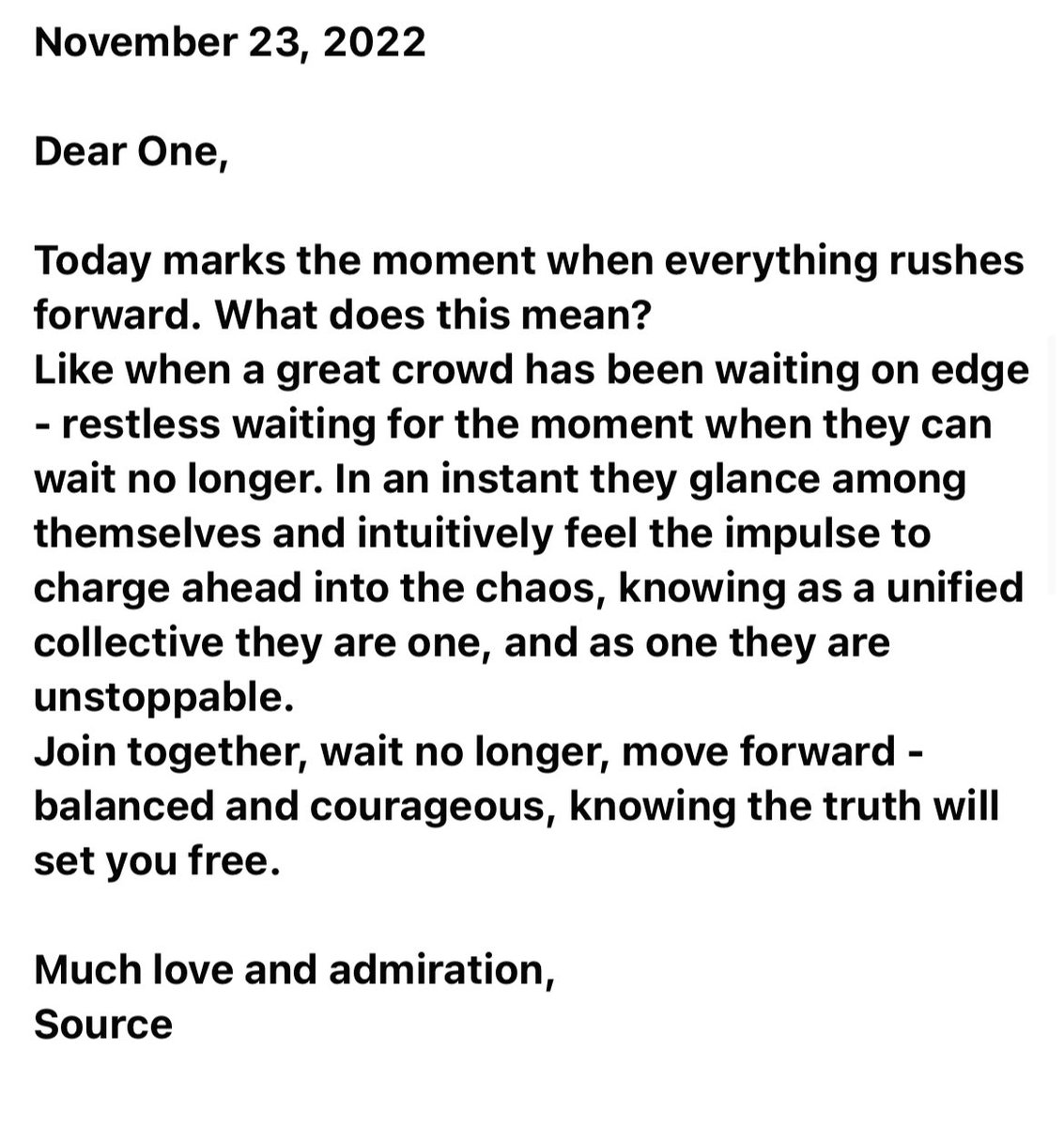 Carringtonsbook's tweet image. #messagefromSource #truth #November #Thanksgiving2022 #peace #divineguidance #gotime #freedom #lovewins #ChooseLove