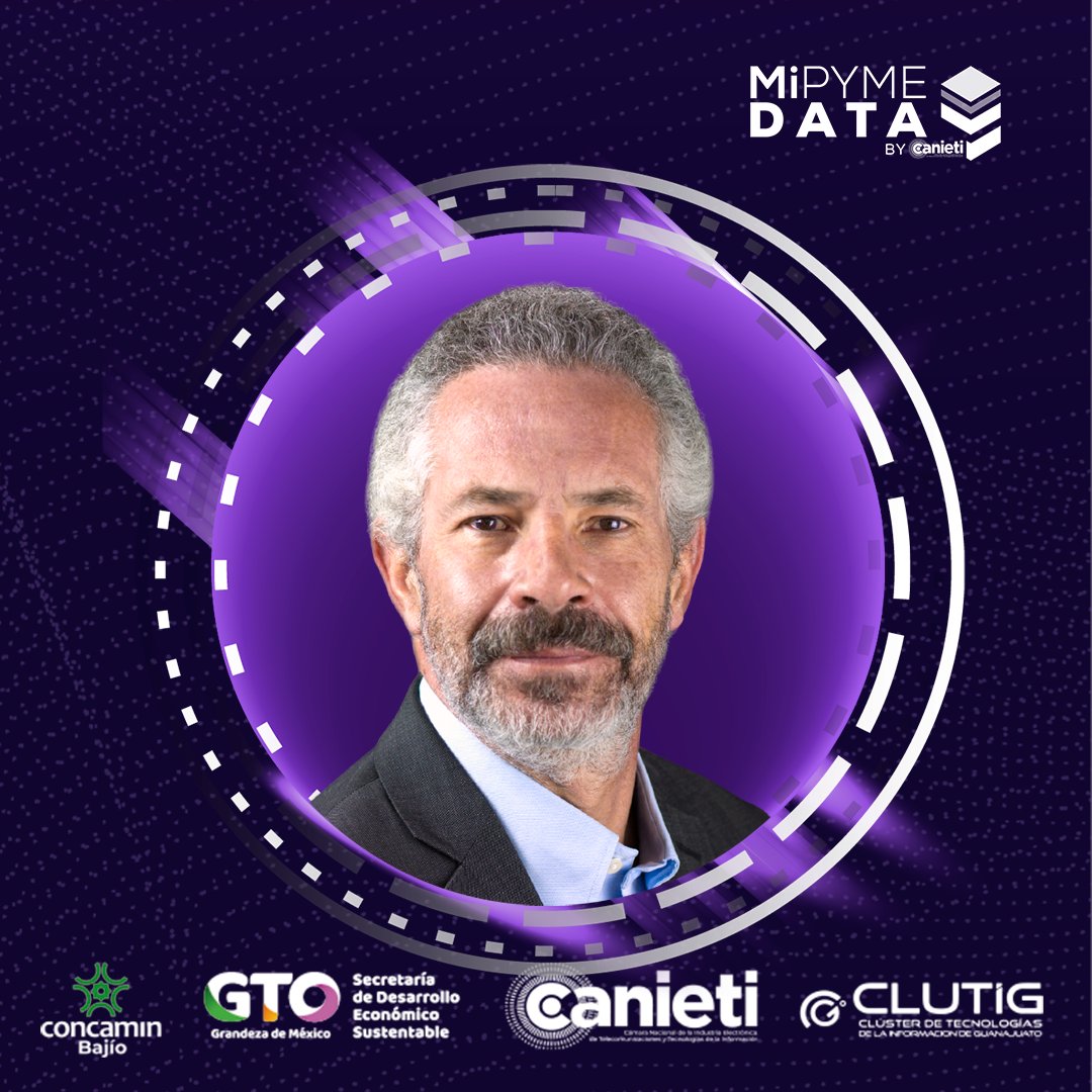 CANIETIGto's tweet photo. En #MiPymeDATA2022 nos acompañará Ricardo Martínez Garza Vicepresidente de Tecnología de @centromxdigital, con 34 años de experiencia le han dado un amplio reconocimiento en las áreas de telecomunicaciones y tecnologías de la información 

1/2 🧵 https://t.co/Zb1XrfnrO7