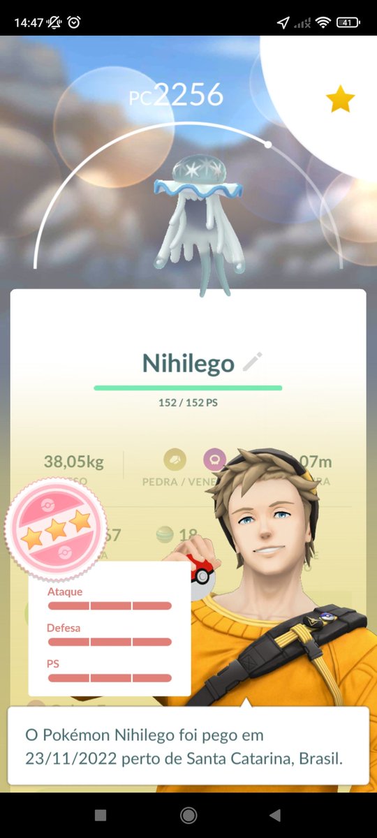 UlianGames's tweet photo. Essa foi uma Raid que eu não queria fazer pq não queria gastar passe a distância com esse pokémon, mas como quem mandou convite era um conhecido da universidade e vi que estavam só em 2 resolvi fazer pra ajudar e deu nisso aí
#Pokemon #PokemonGo #PokemonGoBR #Nihilego https://t.co/85O2o7O6Jm