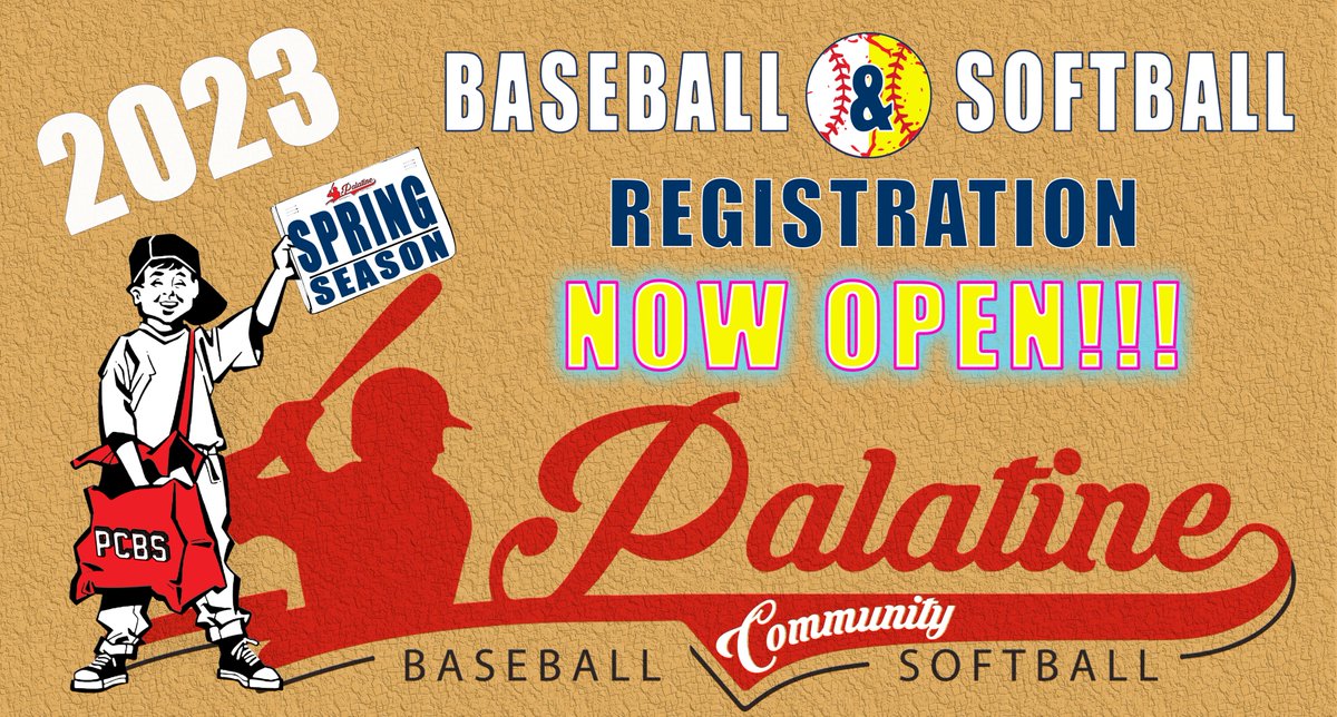 Palatine Community Baseball & Softball (@pcbsfans) on Twitter photo NOW OPEN! Save 10% before January 8th on registration for Spring 2023 Palatine Community Baseball & Softball @ bit.ly/3Ew92yc
Info: pcbs.fun/content/151/Re…
? pcbs_communications@pcbs.fun or PPD at 847-991-0333.
#pcbsregistration #SpringBaseballSoftball
#PCBSFans NOW OPEN! Save 10% before January 8th on registration for Spring 2023 Palatine Community Baseball & Softball @ bit.ly/3Ew92yc
Info: pcbs.fun/content/151/Re…
? pcbs_communications@pcbs.fun or PPD at 847-991-0333.
#pcbsregistration #SpringBaseballSoftball
#PCBSFans