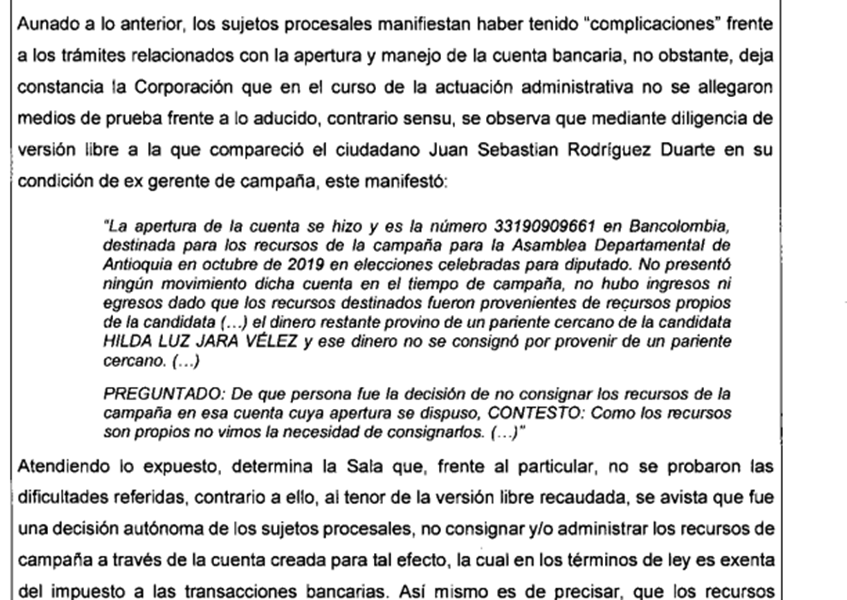 La registradora que impide votar la revocatoria informa en una declaración al CNE que no vio necesario consignar los aportes de una familiar a la campaña que realizo en el 2019 por la cuenta de la campaña, en la #RevocatoriaDanielQuintero todo fue bancarizado, que cinismo!