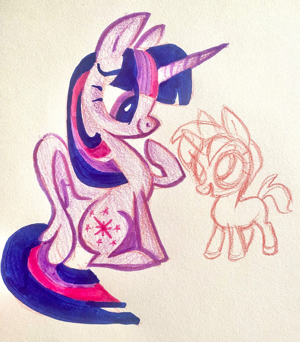 「More marker and pencil ponies cause colo」|Jane Walker 🎉のイラスト