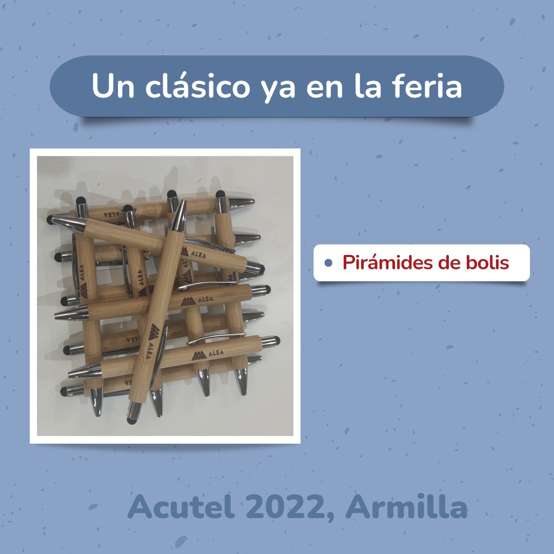 AnaSanchezAlea's tweet photo. Un clásico ya en el stand de @AleaSolucionesS , junto al jamón y la cerveza. https://t.co/I4IGmtBU72