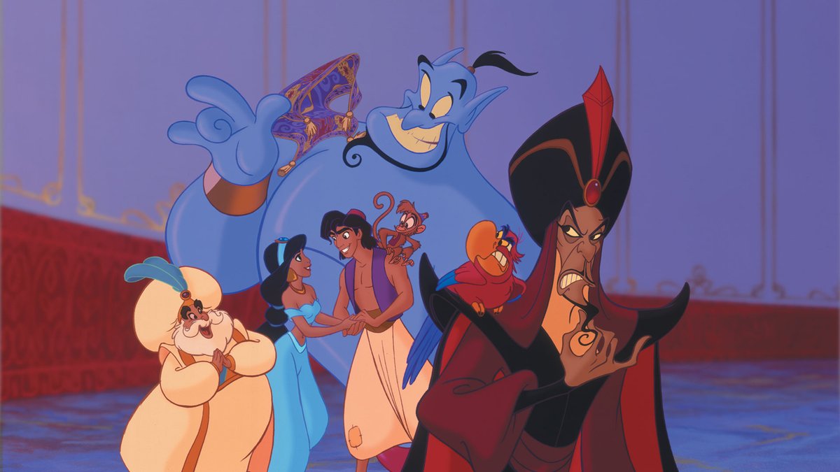 DisneyD23's tweet photo. Make way! Here he comes! Ring bells! Bang the drums...
because today is the 30th anniversary of @DisneyAnimation's Aladdin! https://t.co/TG4V3wjTvU