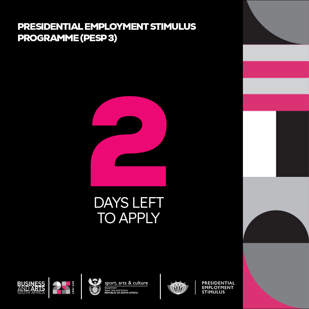 basa_news's tweet photo. 2 DAYS TO GO! Apply for BASA PESP3 funding by submitting your expression of interest letter before 5pm on 25 November. This round of funding is for registered SMME's only, for projects or programmes focused on skills development and job creation. 
 https://t.co/e3NPMXpXYy https://t.co/wMRZ5UFnCk