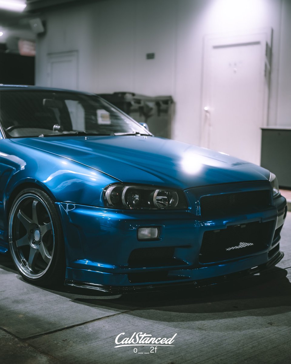 calstanced's tweet photo. Bayside Blue R34. Perfect colour for a R34? https://t.co/VWcnDG8wSS