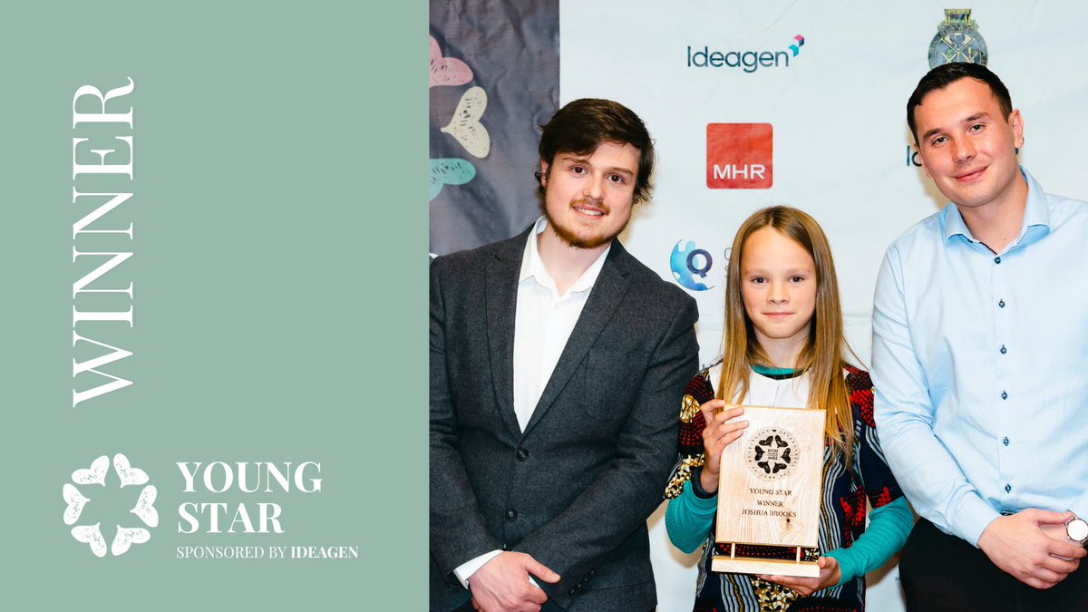 The winner of our Young Star award, sponsored by <a href="/Ideagen_/">Ideagen</a> was Joshua Brooks who saved his pocket money for 4 years to raise money for The Mustard Seed Project! What an inspirational young person he is!⭐️
