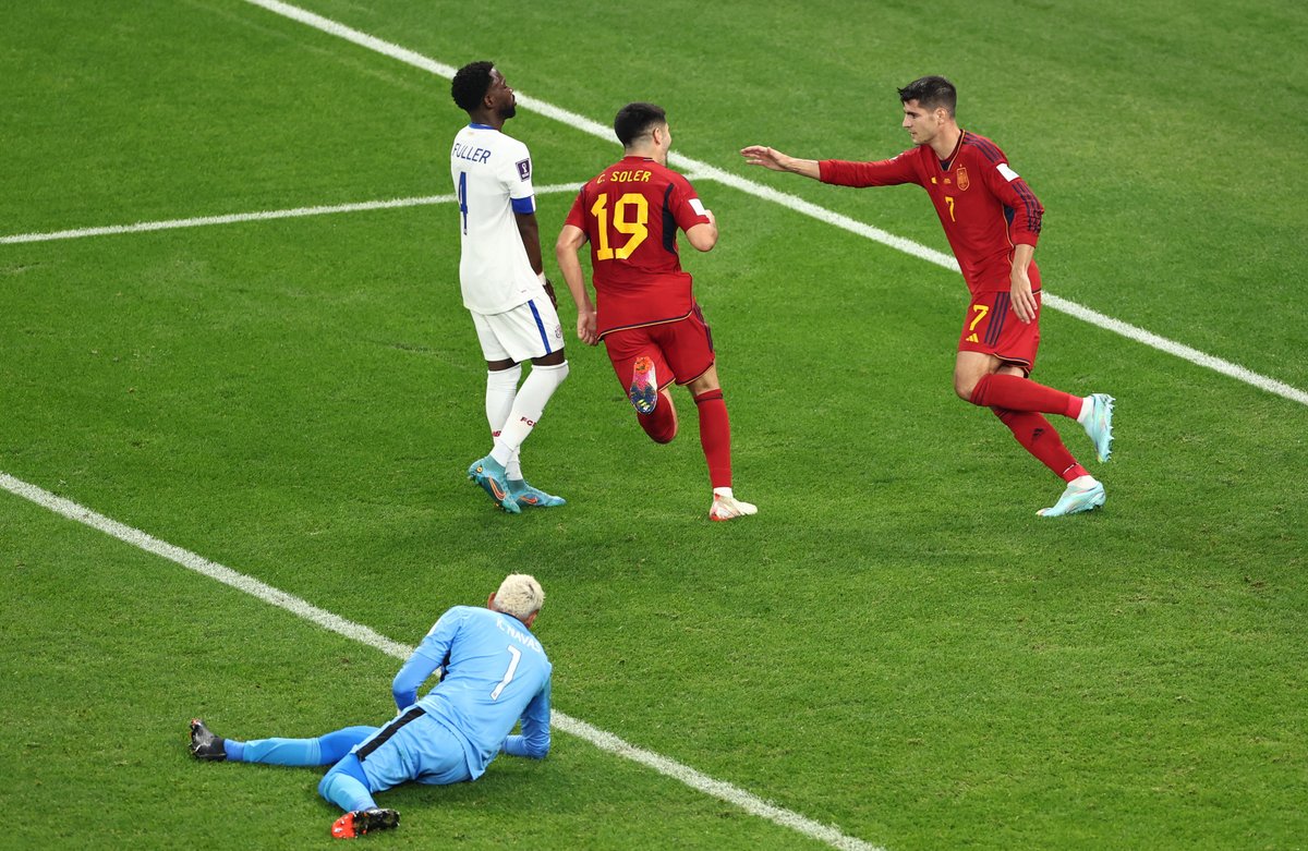 beINSPORTSUSA's tweet photo. 🇪🇸 Spain have beaten 🇨🇷 Costa Rica 7-0 😳😱 Yes, 7-0!!! 

#Qatar2022 | #FIFAWorldCup https://t.co/kpIKJuxwcb