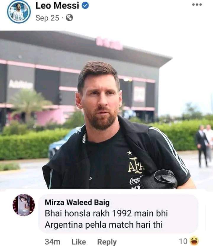 WaqasTanoli02's tweet photo. #Anotherupset
لوجی 1992 والا کام یہاں بھی سٹارٹ ہو گیا😂😁 https://t.co/wVHdQsSC67