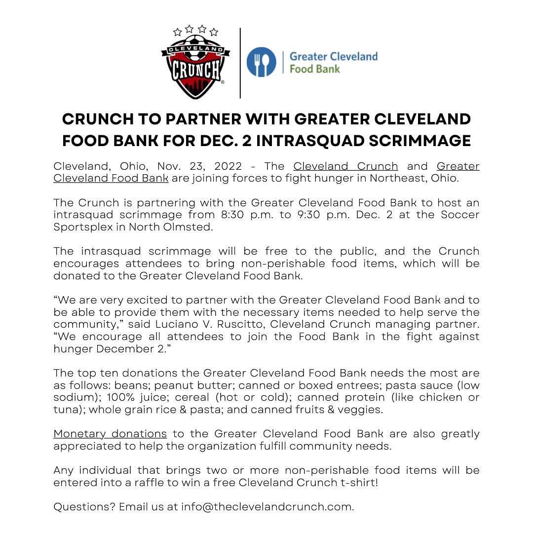 Cleveland Crunch tweet media