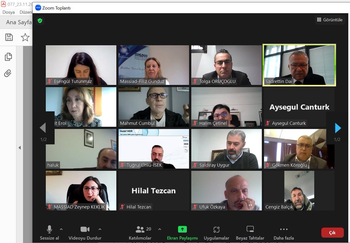 Çalışmalarımızı aktarıp, güncel konuları değerlendirdiğimizYK toplantımız üyelerimizi katılımı ile  gerçekleşti.Katılım sağlayan,görüş önerileri ile katkı sağlayan tüm üyelerimize teşekkür ederiz.

Massiad Yönetim Kurulu
<a href="/Sadrettin_Dai/">Sadrettin Dai</a> 

#massiad #tıbbicihaz #birliktenkuvvetdoğar