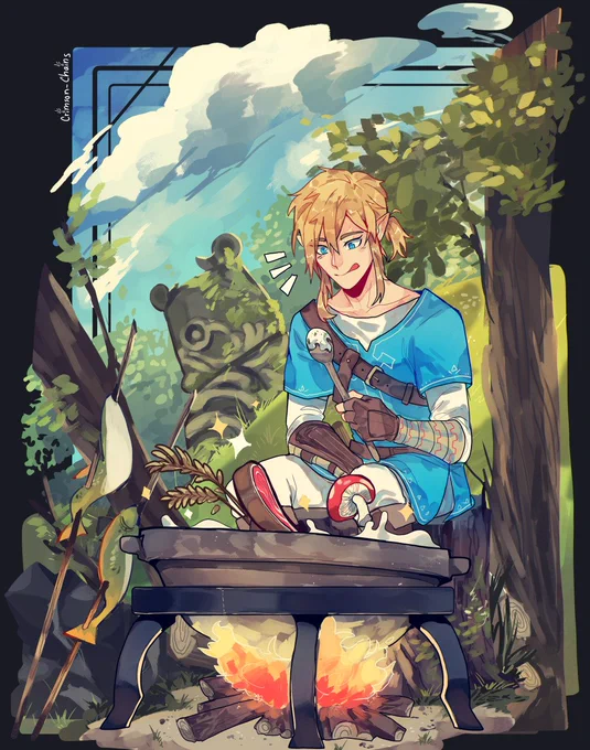 New two piece standee :DLink and cooking area in foreground and the background as well...the background XD 