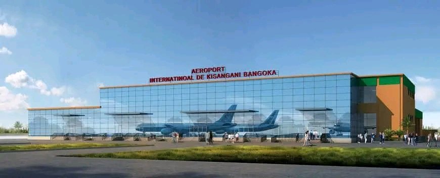 afmnational's tweet photo. Ds le souci de doter la ville de Kisangani d'un aéroport moderne, le PCA d la RVA Sn Exc. @Liyota1 accompagné de Sn Exc. Mr le Ministre de Transport Chérubin Okende, ont procédé hier aux lancements des travaux de modernisation de l’aéroport international de  Kisangani Bangkoka. https://t.co/tzrqVRYXkg