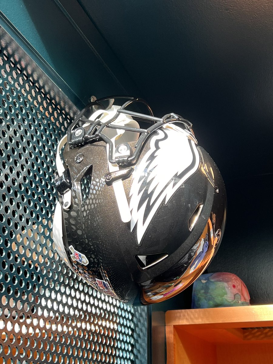 Eliot ShorrParks on Twitter "Black helmets hanging in the Eagles