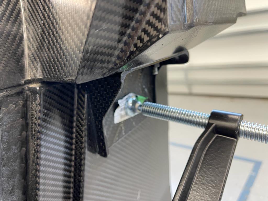 Glickenhaus's tweet photo. As learned from crash testing latch re-enforcement retrofit on first customer cars.
#glickenhaus #scg004 #scg004cs #supercars #dreamcars #cars https://t.co/mW0Xror87Q
