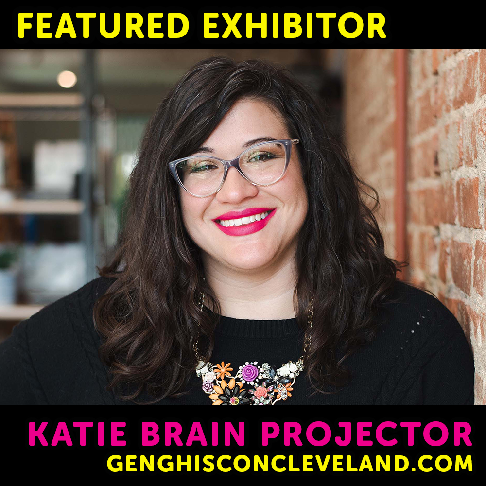 GenghisConCle's tweet photo. Give a warm welcome to artist Katie Avila of Katie Brain Projector! 

Katie uses playful illustrations that always incorporate a bit of the weird and ridiculous.

Looking forward to have them at Genghis Con 2022! Join us this Sunday at the Pivot art center from 12-5pm. https://t.co/Txm4ky0tYZ