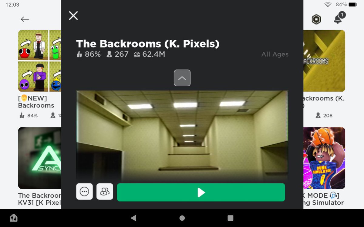 friday_side's tweet photo. Always play these games friend me on robots and join my server and all show you the way out in this back rooms game and the others or what ever https://t.co/dtobBhrpWg