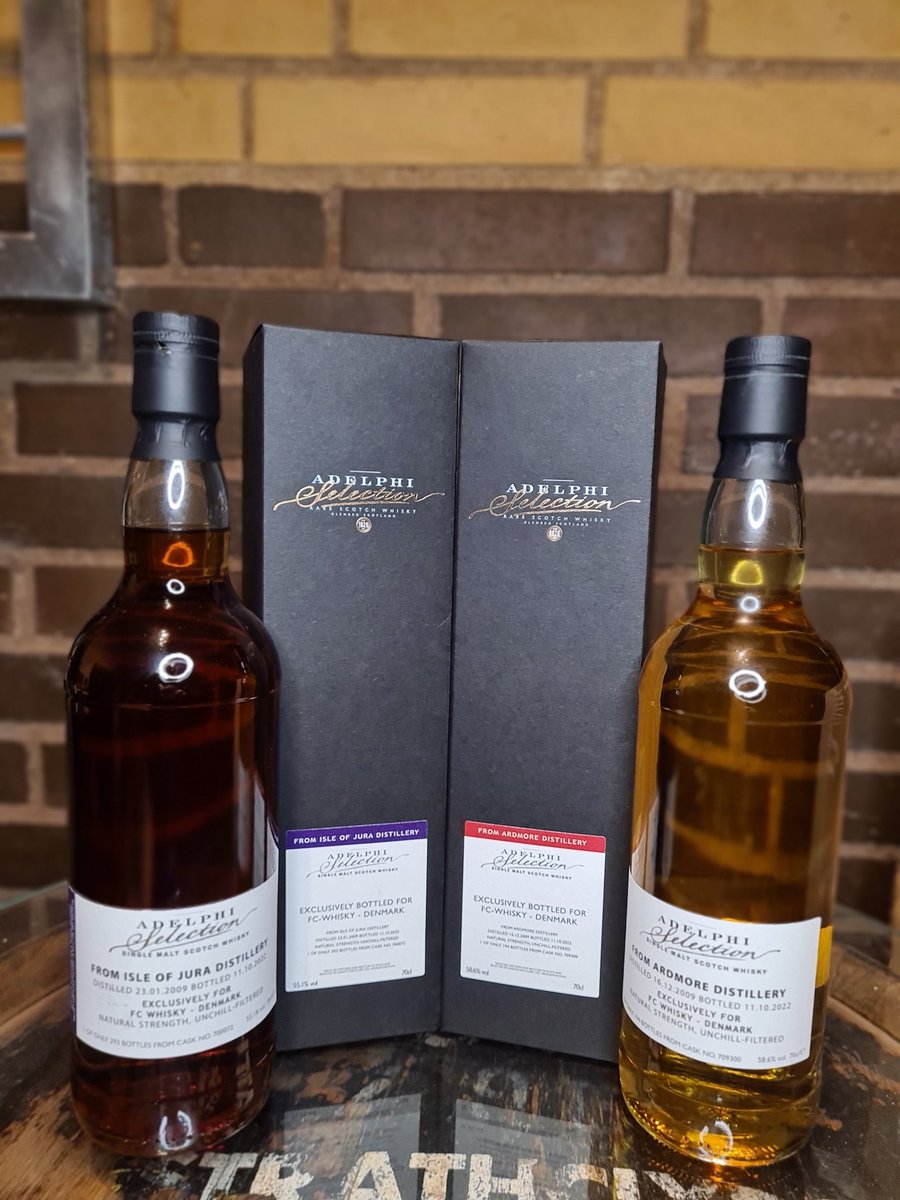 WhiskyFc's tweet photo. Lige landet i DK, Ardmore 2009 og Jura 2009, Eksklusivt til danske vinhandlere

https://t.co/Q31Z21bplm

Nyt billedarkiv på:
https://t.co/Oxu6QZqZBP

#adelphi #fcwhisky https://t.co/2A5SgAt5zM