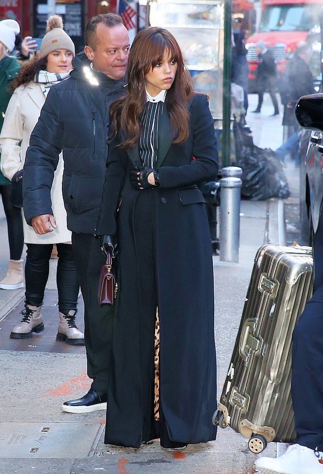 imo jenna ortega’s stylist has been eating it up for her wednesday addams era