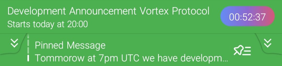 vortex_protocol's tweet photo. Today 7pm UTC aka in 50ish MiN HUGE announcement at:

https://t.co/V00jLclAQS

Be sure not to miss it because gonna be massiveeee

#Etherium #Etherum #ETH
#Chain #games #BinanceTTC #Binance #vortexprotocol #CRYPTO #LOWTAX #ERC20 
#BTC https://t.co/Jmpq8dBZeN