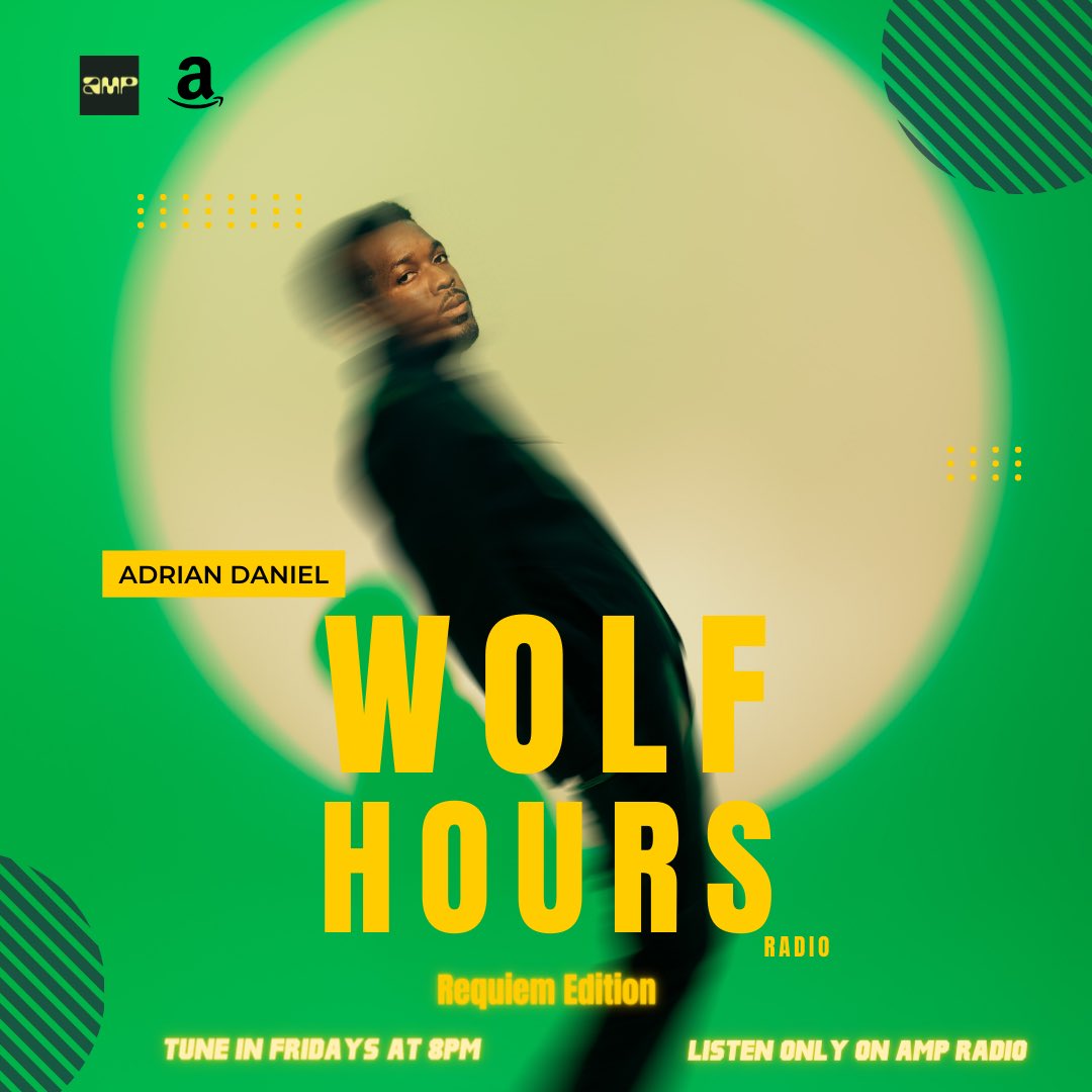 adriandanielBK's tweet photo. Tune into a special episode of my show “Wolf Hours “on @onamp this Friday at 8pm. On this episode I’ll be playing and discussing my new album “Requiem.” Follow me on amp to stay updated.
Link: https://t.co/pQZa4veRBi
#wolfhours #ampradio #liveradioshow #amazon https://t.co/Ti9BxtdmeU