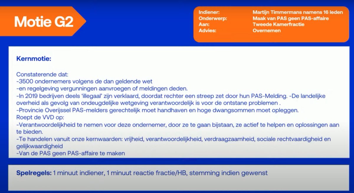 RGeerligs's tweet photo. Steun in de rug voor de #vvdfractie inzake de #PASmelders. De ruim aangenomen motie van Martijn Timmermans / @JeanetHeuver (@vvdhardenberg) en mijn overgenomen motie. 

Wij gaan door👏! https://t.co/VbhigRERkg
