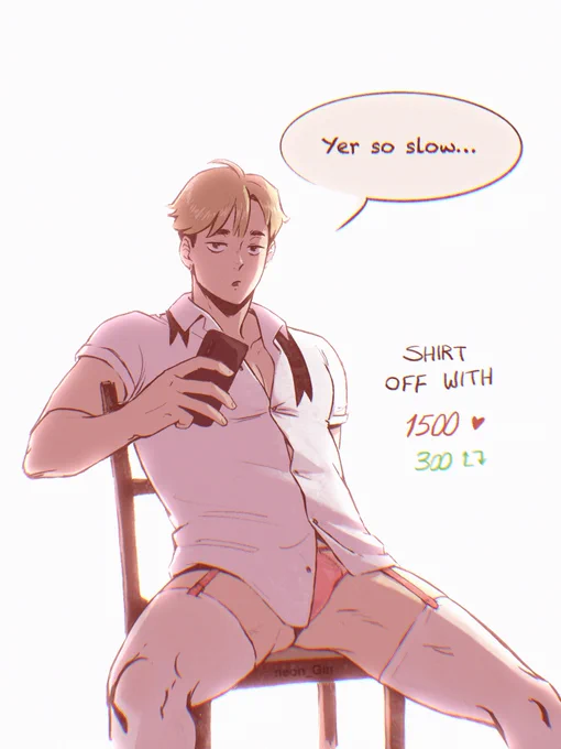 Excuse his rudeness. He's been sitting like that for two days😅

He's texted Hinata already👀 