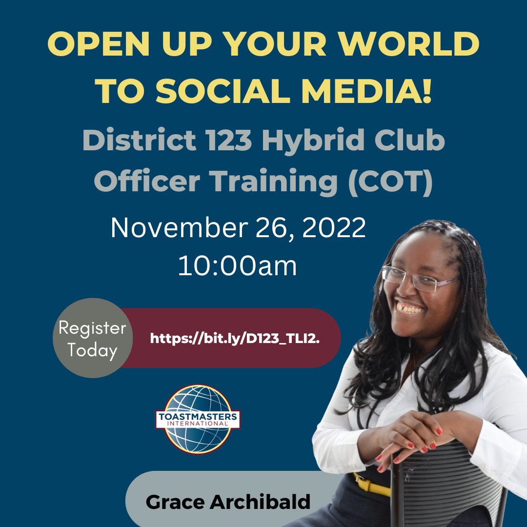 District 123 Toastmasters tweet media